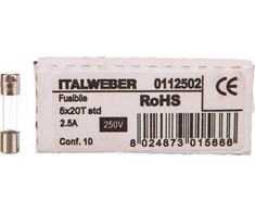 ETI WKŁADKA 5X20 T 2,5A/250V