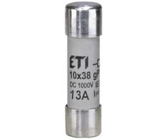 Eti-Polam Saugiklio įdėklas cilindrinis PV 10x38mm 13A gPV 1000V DC CH10 002625078