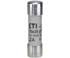 Eti Polam ETI CILINDO Įdėklas.CH10X38 GPV 2A/1000V DC