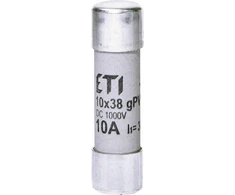 Eti Polam ETI CILINDO Įdėklas.CH10X38 GPV 10A/1000V DC