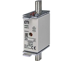 Eti-Polam KOMBI NH00C 2A gG / gL 500V WT-00C saugiklis įdėklas (004181201)