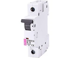 Eti Polam 002121715 Grandinės pertraukiklis 1P B 13A 10kA AC ETIMAT10 002121715