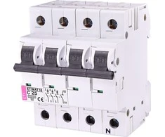 Eti Polam 002136718 Grandinės pertraukiklis 3P+N C 25A 10kA AC ETIMAT10 002136718