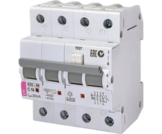 Eti Polam 002174022 Liekamosios srovės pertraukiklis 4P 10A C 0,03A tipas AC KZS-4M 002174022