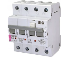 Eti Polam 002174007 Liekamosios srovės pertraukiklis 4P 32A B 0,03A tipas AC KZS-4M 002174007