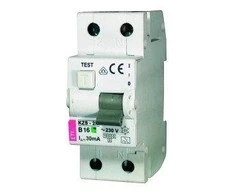 Srovės nuotėkio rėlė ETI KZS-2M, 2P, 16 A, 230 V, 30 mA