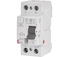 Srovės nuotėkio rėlė ETI EFI-P2 A, 2P, 16 A, 240 V, 30 mA