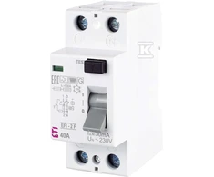 Eti Polam 002062528 Liekamosios srovės grandinės pertraukiklis 2P 40A 0.03A Tipas F EFI-2 F 40/0.03 002062528