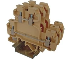 Eti Polam 003901243 Srieginė bėgelio jungtis 2,5 mm2 žalvaris, VS 2,5 NA 003901243
