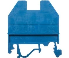 Eti Polam 003901038 Srieginė bėgelio jungtis 4 mm² mėlyna VS 4 PAN 003901038