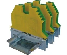 Eti Polam 003901476 Apsauginė srieginė bėgelio jungtis 4 mm2 žalia-geltoninė VS 4 PE 003901476