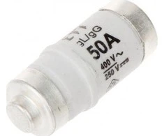 LYDŽIŲJŲ SAUGIKLIŲ ĮDĖKLAS ETI-D02/50A 50 A 400 V gL/gG E18 ETI