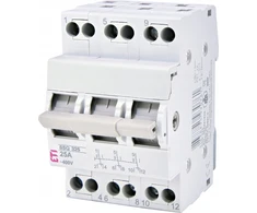 Etipo jungiklis ETI Polam 002421435 trijų padėčių modulinis 40A 3 polių SSQ 340 baltas