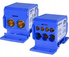 Eti Polam 001102423 Paskirstymo blokas 192A (2x4-70mm2/3x2.5-25mm2+4x2.5-16mm2) mėlynas EDBM-7/N 001102423