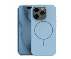 TFO Plonas silikoninis Mag dėklas, skirtas iPhone 16 Plus 6,7", šviesiai mėlynas