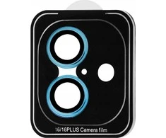 Etumi Grūdintas stiklas 9h, skirtas fotoaparato objektyvui iPhone 16 / 16 Plus - mėlynas / Cppaip16pl08