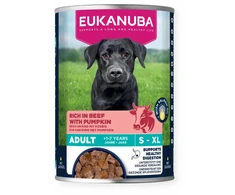Eukanuba konservuotas pašaras šunims su jautiena ir moliūgais, 400g