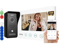 VIDEO DOORPHONE EURA VDP-42A3 GAMMA+ baltas monitorius TUYA