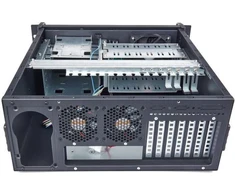EuroCase 19 colių 4u serverio korpusas, juodas (4U-450)