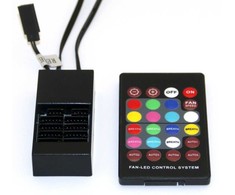 EUROCASE valdiklis + nuotolinio valdymo pultas RGB ventiliatoriui