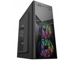 EUROCASE skříň ML N6-560B, ATX, 2x USB-A, 1x USB-C, 2x 120mm ARGB Fan, juoda