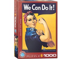 Eurographics Dėlionė 1000 vnt. - Rouzė kniedytoja (Rosie the Riveter)