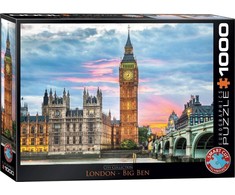 Eurographics Dėlionė 1000 vnt. - Vestminsterio laikrodžio bokštas (Big Ben)