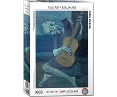 Dėlionė Eurographics Pablo Picasso - Senasis gitaristas 1000 vnt.