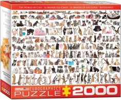 Eurographics Dėlionė 2000 vnt. - Kačių pasaulis