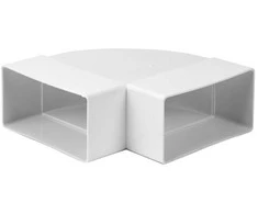 Ventiliacijos alkūnė EUROPLAST KLH, 110 x 55 mm, 90°