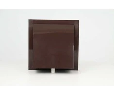 Išorinės ventiliacijos grotelės EUROPLAST ND12FVB, rudos