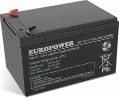 EUROPOWER AGM akumuliatorius EP serija 12V 12Ah (tarnavimo laikas 6-9 metai)