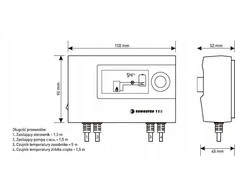 Euroster Euroster E11B siurblio valdiklis, juodas