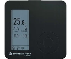 Euroster Euroster 4040 SMART programuojamas temperatūros reguliatorius, juodas