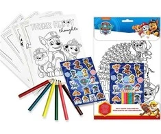 Kids Licensing Paw Patrol spalvinimo knygelė + priedai