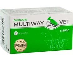 JM SANTE Multiway Vet Duocaps - atsukamos kapsulės šunų ir kačių kailiui ir odai – 60 vnt.