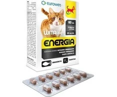 EUROWET Wita-Vet Kot Energia Junior + Adult 60tabs