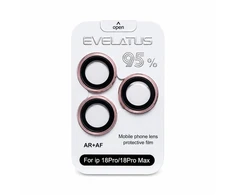 Evelatus apsauginis stiklas Apple iPhone 18 Pro / 18 Pro Max kameros objektyvo apsauga Armor bordo (EVEAPP18PMCLPABU)