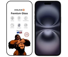 Evelatus Apsauginis stiklas Apple iPhone 16 Plus Corning Gorilla Glass Anti-Static 3D Full Cover 10X Stronger Juodas EVEGL16P10X