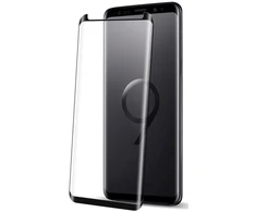 Evelatus Apsauginis stiklas Samsung Galaxy S9 Plus 3D pilnai klijuojamas lenktas aliuminio silikatinis stiklas 9H (0.26mm) + kameros apsauga EVE31527