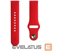 Evelatus Dirželis 22mm Silicone Loop Watch Straps (S/M 110mm) Raudona (EVEAN22SWR)