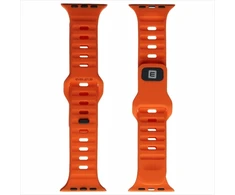 Evelatus Išmaniojo laikrodžio priedai. „Watch 42/44/45 Sport“ silikoninė apyrankė su kilpele, oranžinė (EVEAPP42SSLO)