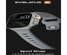 Evelatus Priedai do smartwatchy Siksniņa Watch 38/40/41 Sport Silicone Loop Dark Gray (EVEAPP38SSLFG)