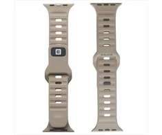 Evelatus Siksniņa Evelatus Evelatus Watch 42/44/45 Sport Silicone Loop rusvai gelsvas Pilkas EVEAPP42SSLBG