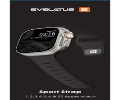 Evelatus Siksniņa Watch 38/40/41 Sport Silicone Loop Anthracite Gray EVEAPP38SSLAG