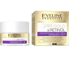 Eveline Cosmetics 24K Gold &amp; Retinol koncentruotas liftingo kremas 50+ 50ml