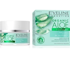 Eveline Cosmetics Organic Aloe + Collagen nawilżająco-matujący żel do twarzy 50ml