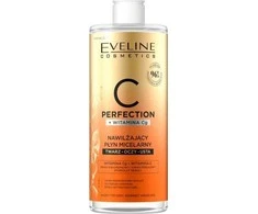 Eveline Cosmetics Eveline Eveline, C Perfection+ Witamina Cg Nawilżający płyn micelarny, 500 ml - Długi termin ważności!