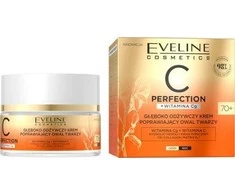 Eveline Cosmetics Eveline C Perfection + Witamina Cg Głęboko odżywczy krem poprawiający owal twarzy 70+ 50ml
