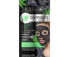 Eveline Cosmetics Drėkinamoji veido kaukė Eveline Cannabis 7 ml